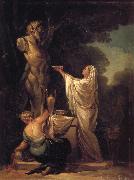 Francisco Goya Sacrifice to Pan oil painting on canvas